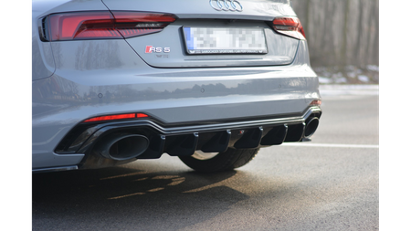 Diffuser Audi RS5 F5 Rear Valance Gloss Black