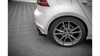 Splitter Volkswagen Golf 7 R Rear Side Street Pro Black-Red + Gloss Flaps