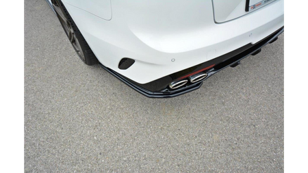 Splitter Kia Stinger I GT GT-Line Rear Side Gloss Black