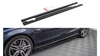 Diffuser Mercedes-Benz C W205 C43 Side Skirts Gloss Black