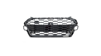 Grill Audi A4 B9 Facelift Silver & Black Camera