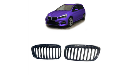 Grill BMW 2 F45 F46 Facelift pojedyncze żeberka Gloss Black