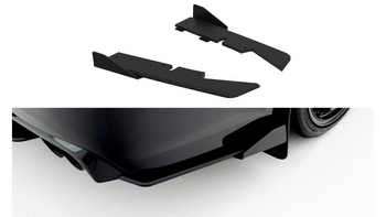 Splitter Subaru Impreza WRX STI Mk3 Facelift Rear Side Street Pro Black + Gloss Flaps