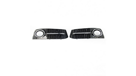 Fog Light Covers Audi A4 B8 Chrome Black