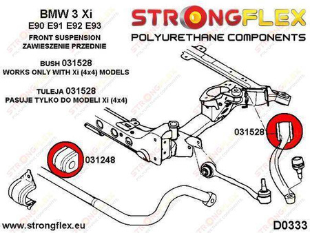 Front wishbone bush 4x4