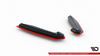 Splitter Subaru BRZ Tył Boczne v.2 Gloss Black + Red