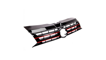 Grill sportowy Red Strip VW TRANSPORTER MULTIVAN T5 2009-2015 USZKODZONY