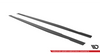 Diffuser Audi RS5 F5 Facelift Side Skirts Street Pro Black-Red