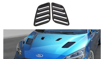 Otwory maski Ford Focus ST-Line I STV Większe Gloss Black