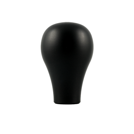 Short black aluminum knob