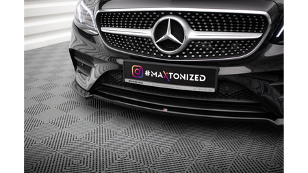 Splitter Mercedes-Benz E W213 (C238) Cabriolet (A238) 53 AMG Front v.2 Gloss Black