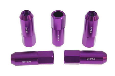 Wheel lug nuts JBR 60mm M12 x1,5 Purple