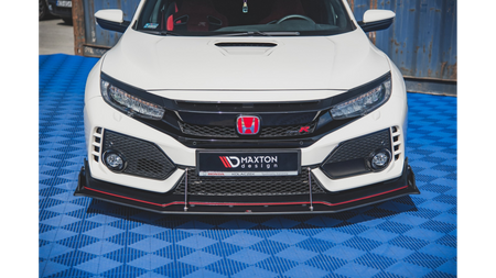 Splitter Honda Civic X Type-R przód Racing Durability Black