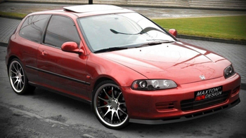 Splitter Honda Civic V Front Gloss Black