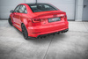 Splittery Tylne Boczne Audi S3 Sedan 8V - Gloss Black