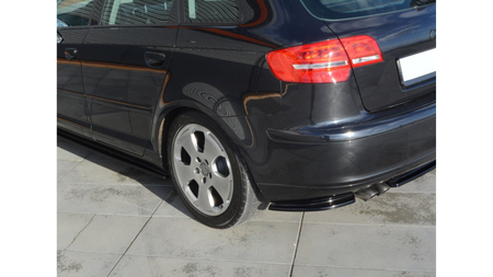 Splitter Audi A3 8P Tył Gloss Black