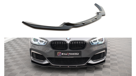 FRONT SPLITTER V.1 BMW 1 F20/F21 M-Power FACELIFT Gloss Black