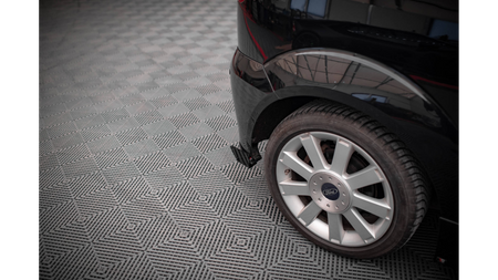 Splitter Ford Fiesta VI ST Tył Boczne Street Pro Black + Gloss Flaps