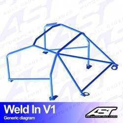 Roll Cage TOYOTA Celica (T230) 3-doors Coupe WELD IN V1