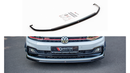 Splitter Volkswagen Polo VI GTI Front v.3 Gloss Black