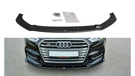 Splitter Audi A3 8V Facelift przód v.1 Gloss Black