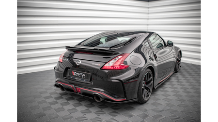 Splitter Nissan 370Z Nismo Facelift Rear Side Gloss Black