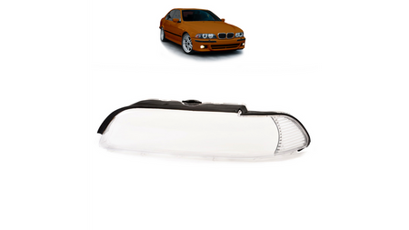 Headlight Lens BMW 5 E39 Facelift Left white