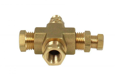 Oil temperature and pressure sensor adapter Depo 1/8NPT