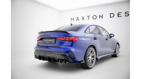 Dyfuzor Audi S3 8Y Facelift Tył Street Pro Black-Red