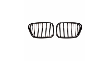 Grill BMW 5 E39 podwójne żeberka Gloss Black