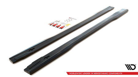 Diffuser Mercedes-Benz GLE 63AMG C292 Side Skirts Gloss Black