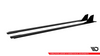 Diffuser Honda Civic X Type-R Side Skirts Racing Black-Red