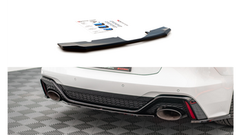 Splitter Audi RS6 RS7 C8 Tył Środkowy Gloss Black