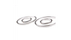 Sport Dashboard Rings Chrome suitable for BMW 5 (E39) Sedan Touring 1995-2003