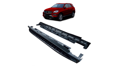 Side Steps Mercedes-Benz M W166 GLE W166 Aluminium Black