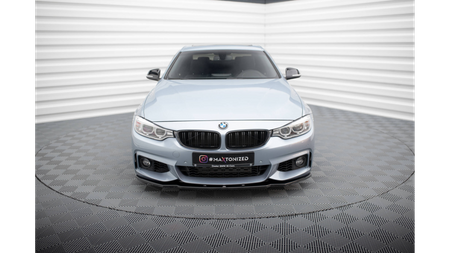 Splitter BMW 4 F32 F36 F33 M-Pack przód v.1 Gloss Black