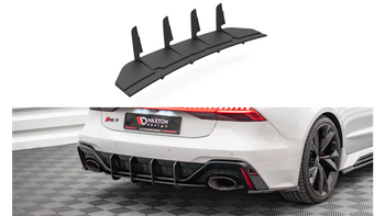 Diffuser Audi RS6 RS7 C8 Rear Street Pro Black