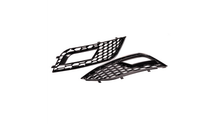 Fog Light Covers Audi A4 B8 Facelift Gloss Black