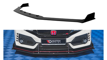 Splitter Honda Civic X Type-R Front Racing Durability Black-Red