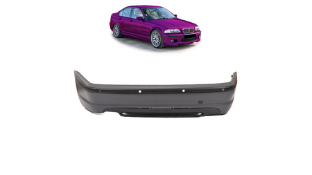 Bumper BMW 3 E46 Rear with Diffuser