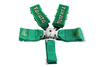 Racing seat belts 5p 3" Green Takata Replica