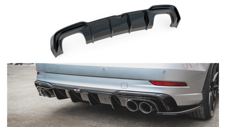 Diffuser Audi S3 8V Facelift Rear Valance Gloss Black