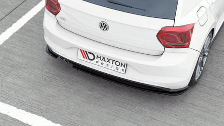 Splitter Volkswagen Polo VI GTI Rear Side v.2 Gloss Black