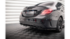 Splitter Mercedes-Benz C W205 Facelift Rear Central with Diffuser Gloss Black