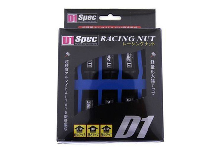 Forged wheel lug nuts D1Spec Alu M12x1.25 Black ​