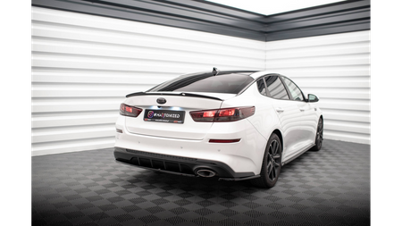 Splitter Kia Optima IV Facelift Rear Side v.1 Gloss Black