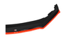 Splitter Subaru BRZ Facelift przód v.5 Gloss Black + Red
