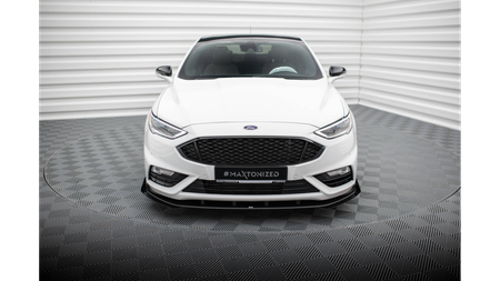 Splitter Ford Mondeo V Facelift Fusion II Facelift Front Pro + flaps Black-Red