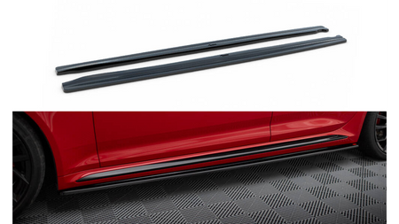 Diffuser Audi RS4 B9 Side Skirts Gloss Black