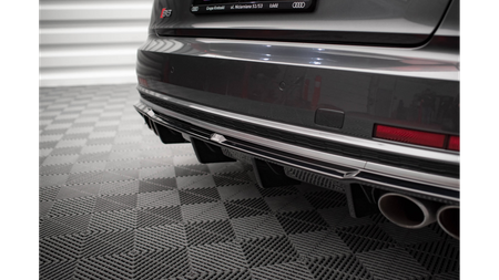 Diffuser Audi S8 D5 Rear Valance Gloss Black